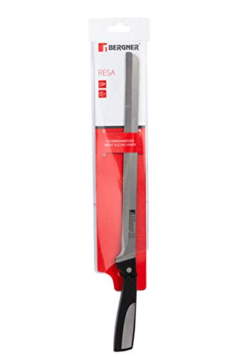 Bergner Resa - Cuchillo jamonero de acero inoxidable, 28 cm