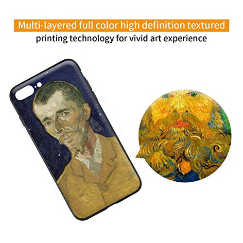 Berkin Arts Vincent Van Gogh para iPhone 7 Plus&iPhone 8 Plus/Caja del teléfono Celular de Arte/Impresión Giclee UV en la Cubierta del móvil(Eugene Boch)