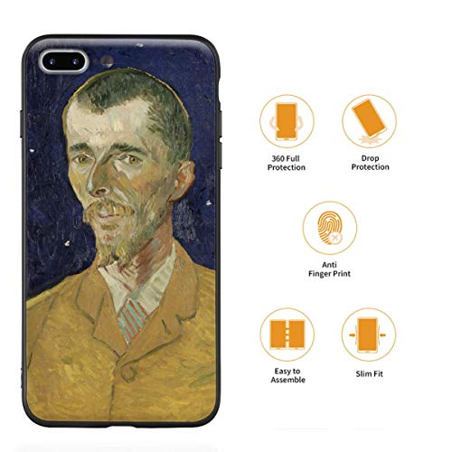 Berkin Arts Vincent Van Gogh para iPhone 7 Plus&iPhone 8 Plus/Caja del teléfono Celular de Arte/Impresión Giclee UV en la Cubierta del móvil(Eugene Boch)