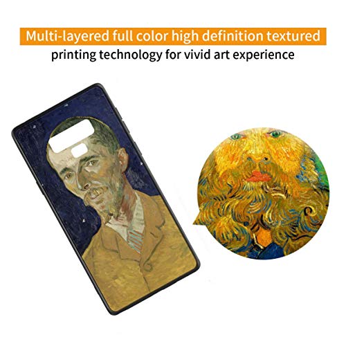 Berkin Arts Vincent Van Gogh para Samsung Galaxy Note 9/Caja del teléfono Celular de Arte/Impresión Giclee UV en la Cubierta del móvil(Eugene Boch)