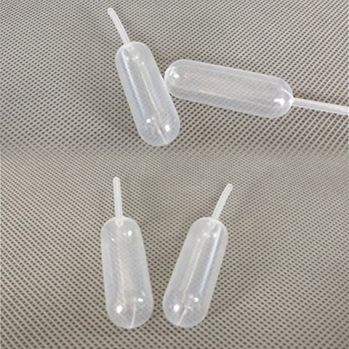 BESTONZON 120 unids Pipetas de 4 ml Pipetas de Cupcake de Plástico Transparente Transfer Droppers Pipetas para Dulces de Chocolate Cupcakes Candy Moldes