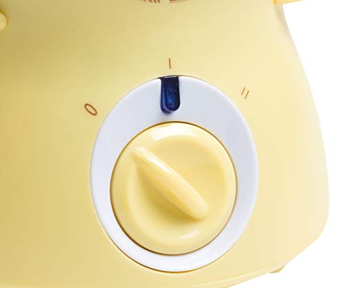 Bestron Sweet Dreams Fondue de Chocolate con Diseño Retro, 25 W, 0.3 litros, Plástico, Amarillo