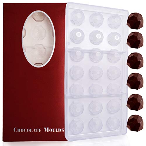 BESTZY Moldes de Chocolate moldes de Caramelo, moldes de policarbonato para Chocolate, Suministros para Hacer Dulces de Chocolate casero DIY Personalizado Chocolate Candy