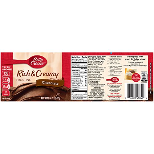 Betty Crocker Rich & Creamy Frosting Chocolate - 453 gr