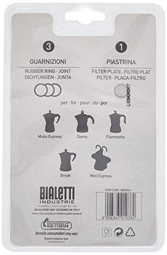 Bialetti 0800001 - Filtro de café (Filtro de café, 4 Pieza(s))