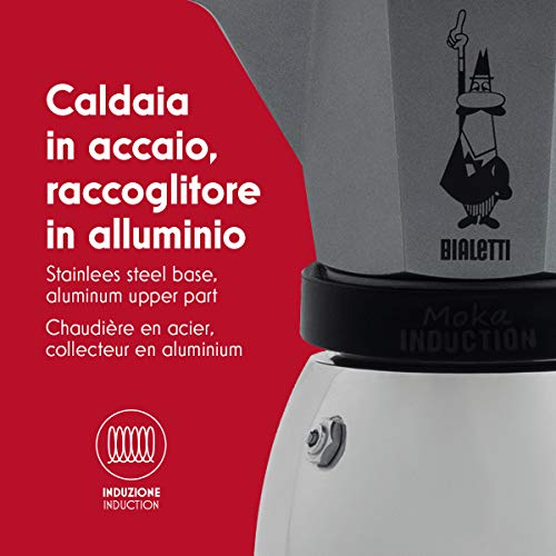 Bialetti Moka Induction, Cafetera apta para inducción