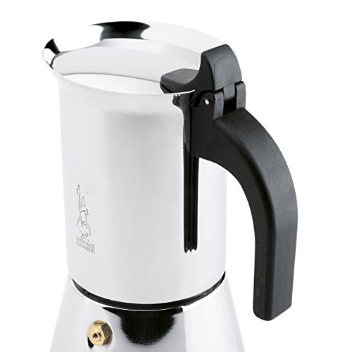 Bialetti Venus Cafetera Italiana Espresso, Acero, Plateado, 10 Tazas