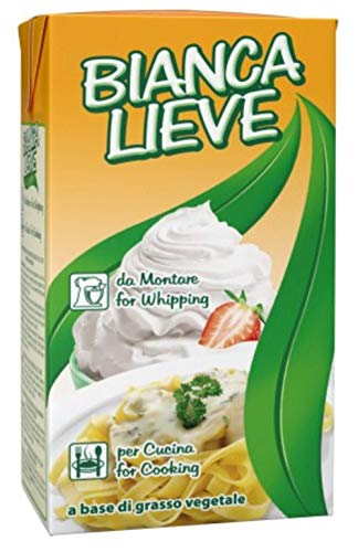 Bianca Lieve UHT - Crema de larga duración para batir y cocinar 1000 ml