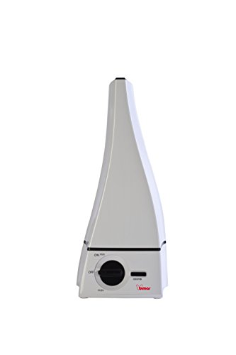 Bimar Humidificador Ozonizador Silencioso Ultrasonido UM4BI, Capacidad del Tanque 2,8 L y Autonomía de 8 Horas, Vaporizador de Habitación, Purifica el Aire, Difunde Aromas, Eliminar Malos Olores