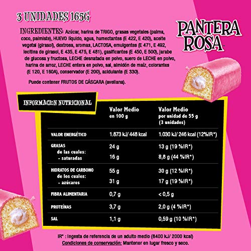 Bimbo - Pantera Rosa - 3 unidades - 165 g