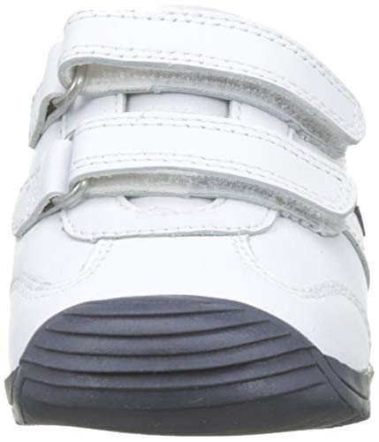 Biomecanics 151157, Zapatos de primeros pasos Unisex Bebés, Blanco (Blanco/Azul/Sauvage), 20 EU