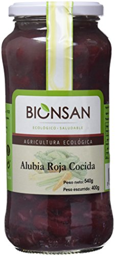 Bionsan Alubia Roja Cocida Ecológica - 4 Botes de 400 gr - Total : 1600 gr
