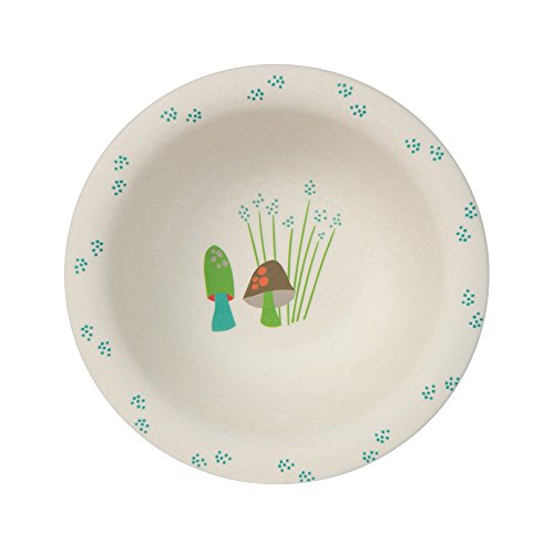 BIOZOYG Set vajilla Infantil de bambú sin bpa 5 Piezas I Motivo Zorro I Servicio de Mesa cubertería para niños Tazón Vaso de Beber Plato para niños I Reciclaje de Material Natural