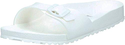 Birkenstock Madrid - Zuecos Mujer, Blanco, 39