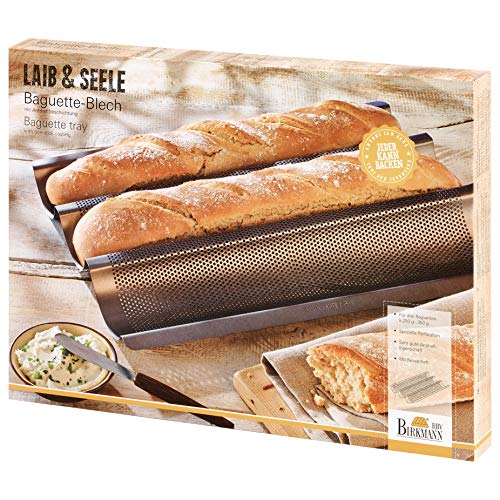 Birkmann 210141 - Molde para Hacer baguettes (38,5 x 28 cm)