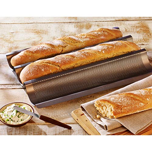 Birkmann 210141 - Molde para Hacer baguettes (38,5 x 28 cm)