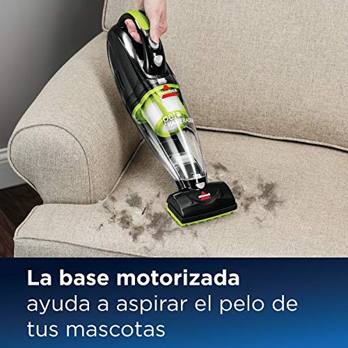 Bissell Pet Hair Eraser Aspirador de Mano para Pelo de Mascotas, 0 W, 68 Decibelios, Negro/Verde