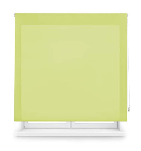 Blindecor Ara - Estor enrollable translúcido liso, Pistacho, 140 x 175 cm (ancho x alto)