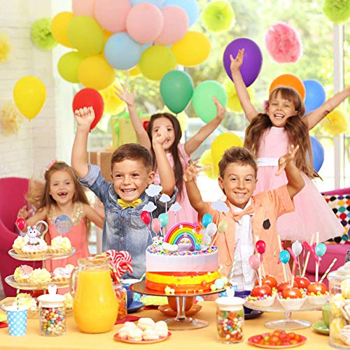 BluVast Cake Topper Unicornio, Decoraciones de Pasteles cumpleaños 29 Piezas para la Fiesta de la Fiesta de Bienvenida al bebé cumpleaños niñas Niños