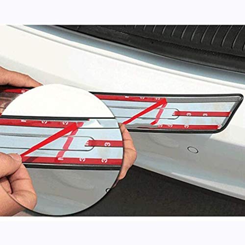 BNHHB Protector de Parachoques del Maletero del Coche para Suzuki Swift 2005-2017, Accesorios de decoración de Acero Inoxidable Alféizar del Maletero Trasero automático