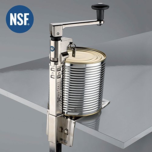 BOJ 00111704 - Abrelatas de mesa industrial  para hostelería modelo JFA con Certificación NSF, Niquelado