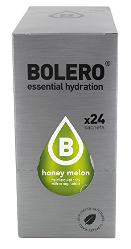 Bolero Bebida Instantánea sin Azúcar, Sabor Melón - Paquete de 24 x 9 gr - Total: 216 gr