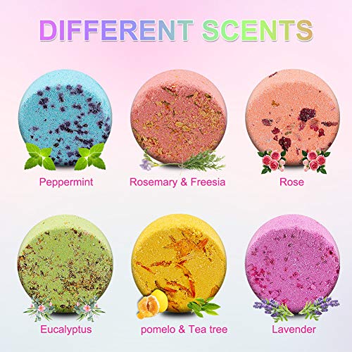 Bombas de Baño,Linkax Set de Regalo de Bomba de Baño de con Aceites Esenciales Naturales,Efervescentes de Burbujas SPA para Navidad, cumpleaños, día de San Valentín, día de la madre o día