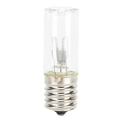 Bombilla LED UV, Bombilla de esterilización UV de repuesto en espiral E17 de 3W 10V, Nivel UVA 254 nm - para purificador de aire, horno de microondas, refrigerador, gabinete de limpieza, humidificador