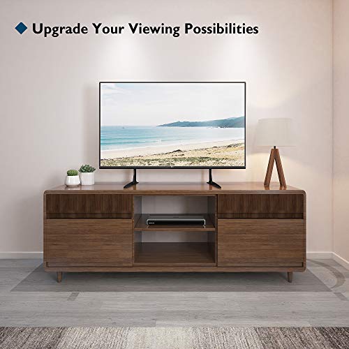 BONTEC Universal Soporte para TV, Pedestal de TV para Television LCD LED Plasma Plano 22-65 Pulgadas, Peanas para TV Carga Máx. 50 kg - VESA Máx. 800x400mm