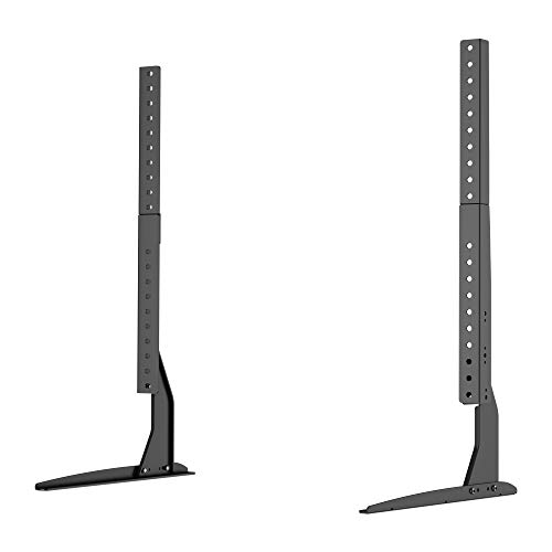 BONTEC Universal Soporte para TV, Pedestal de TV para Television LCD LED Plasma Plano 22-65 Pulgadas, Peanas para TV Carga Máx. 50 kg - VESA Máx. 800x400mm