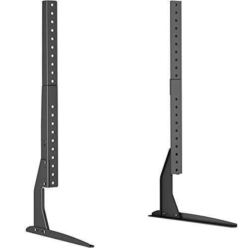 BONTEC Universal Soporte para TV, Pedestal de TV para Television LCD LED Plasma Plano 22-65 Pulgadas, Peanas para TV Carga Máx. 50 kg - VESA Máx. 800x400mm