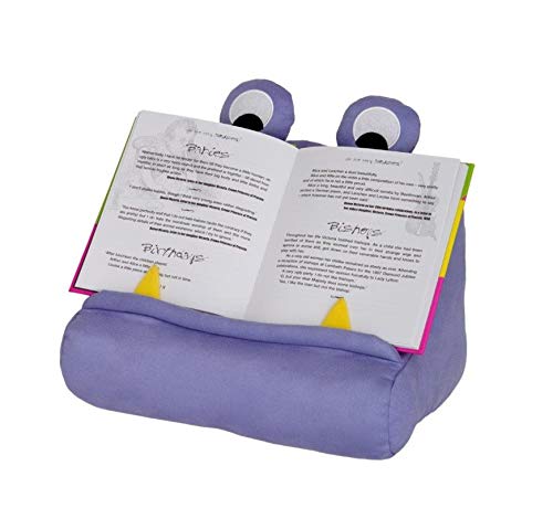 Bookchair Vertrieb Bookmonster 60131 - Monstruo Cojín Soporte para Tablet, Almohada de Apoyo Libro, Reposa Book Holder, iPad Lectura