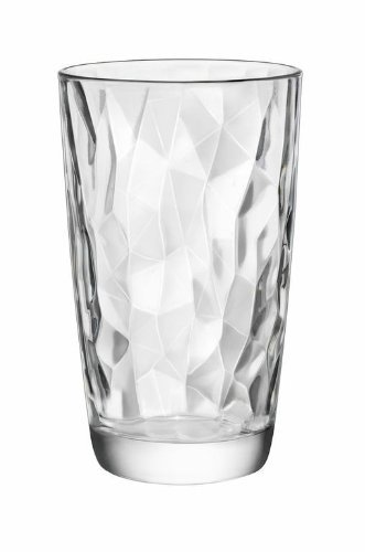 Bormioli Rocco 1333700 - Juego de 6 vasos de cristal Diamond Cool transparente, cl47