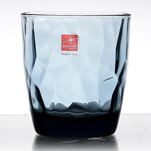 Bormioli Rocco Diamond Ocean - Set de 3 Vasos de Agua/Vino (30 cl), Color Azul