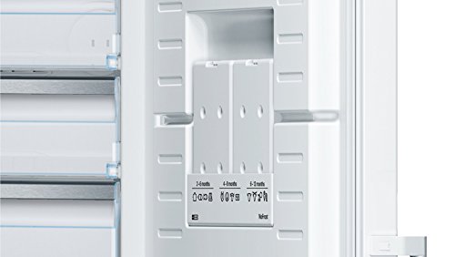 Bosch GSN58AW41 - Congelador (Vertical, Independiente, Color blanco, 360L, 400L, 22 kg/24h)