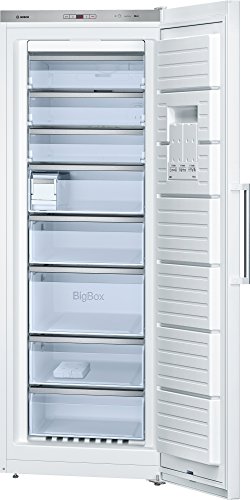 Bosch GSN58AW41 - Congelador (Vertical, Independiente, Color blanco, 360L, 400L, 22 kg/24h)