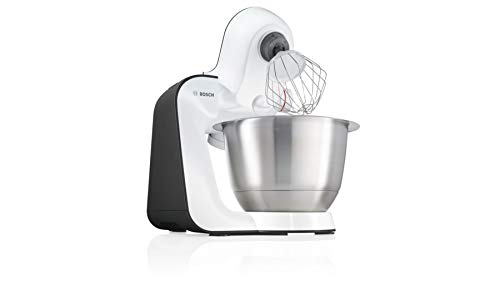 Bosch MUM54A00 900W - Robot de cocina, 3,9 L, 900 W, Negro/Plata/Blanco