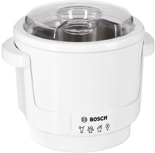 Bosch MUZ5EB2 Accesorio heladera compatible con robots de cocina MUM5, más de 0.5 l de helado