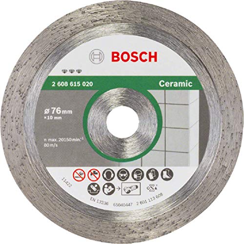 Bosch Professional - Disco de diamante Best (Para cerámica, diámetro de 76 mm, diámetro del orificio: 10.00 mm)