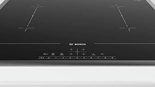 Bosch PVQ645FB5E Serie 6 - Placa de inducción (autosuficiente, 60 cm, marco circular, DirectSelect, 17 niveles de potencia, PowerBoost, MoveMode y CombiZone