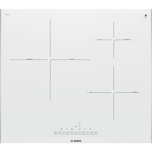 Bosch Serie 6 PID672FC1E Integrado Con - Placa (Integrado, Con placa de inducción, Vidrio y cerámica, Gris, Metálico, LED, Tocar)