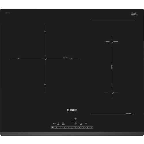 Bosch Serie 6 PVJ631FB1E Integrado Con - Placa (Integrado, Con placa de inducción, Vidrio y cerámica, Negro, LED, Tocar)