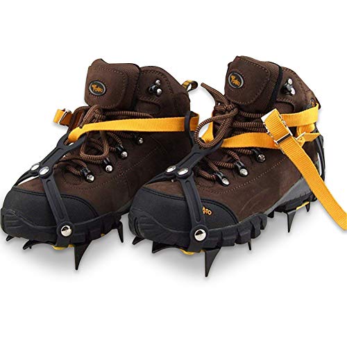 Bota De Senderismo Bota De Montaña Crampones Montañismo Alpinismo Dispositivo De Tracción Resistente Antideslizante Para Nieve De Hielo Deportes Al Aire Libre