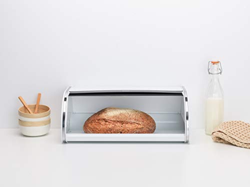 Brabantia Panera con Tapa Enrollable, Blanco, Large