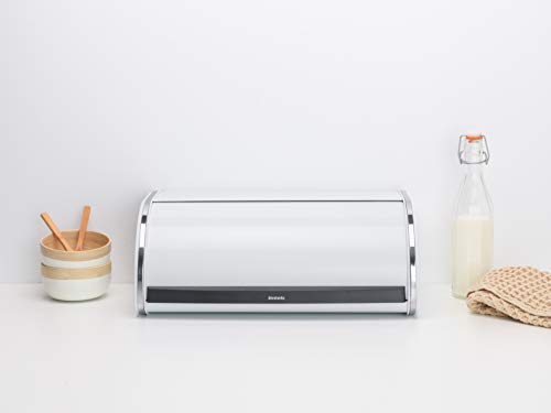 Brabantia Panera con Tapa Enrollable, Blanco, Large