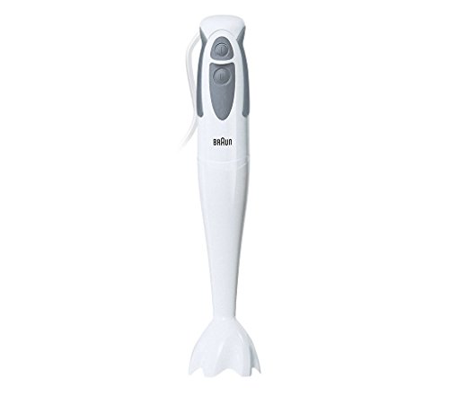 Braun Hogar MQ325 Omelette Multiquick 3 Batidora de mano, 550 W, Plástico, 2 Velocidades, Gris y blanco