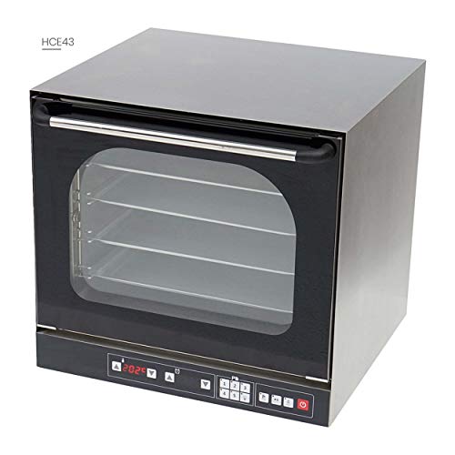 BRUNETTI Horno De Convección Eléctrico Profesional Para 4 bandejas de 44x32mm. Capacidad 62 litros. Ref: HCE43