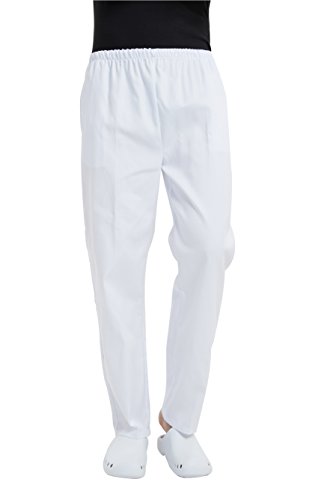 BSTT Hombre Pantalones Sanitarios Pantalón de Uniforme Cintura elástica Nueva Mejora Delgado L