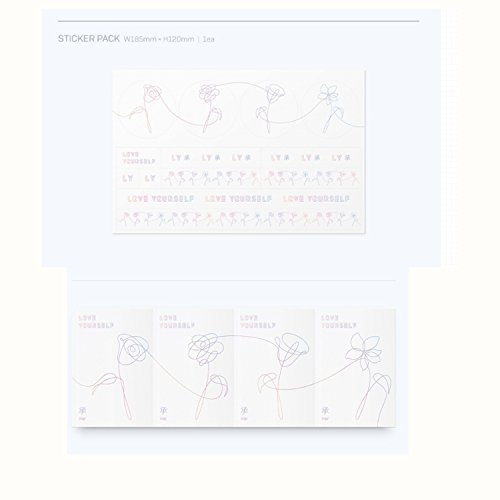 BTS 5th Mini Album - LOVE YOURSELF 轉 HER [ O ver. ] CD + Photobook + Mini Book + Photocard + Sticker Pack + FREE GIFT / K-POP Sealed