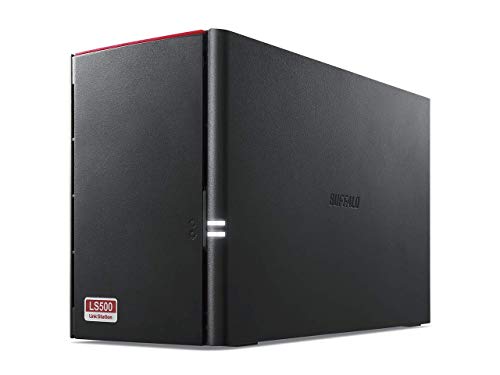 Buffalo LinkStation 520 LS520DE-EU NAS a 2 bay (1.0GHz dual-core, DDR3 256 MB) negro